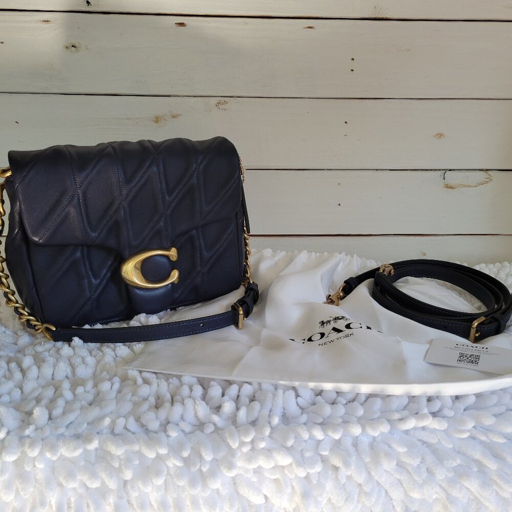 Coach Times Square Tabby Navy/Brass